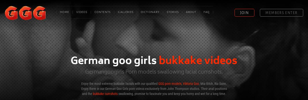 Bukkake gangbang sex done the German way